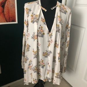 EUC Free People Floral Tunic XS